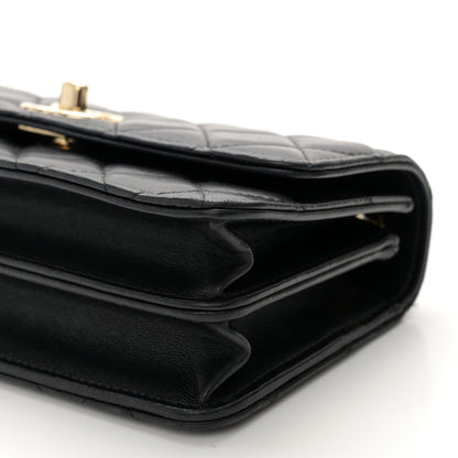 Chanel Lambskin Quilted Medium Trendy CC Flap Dual Handle Bag Black 11 of 13