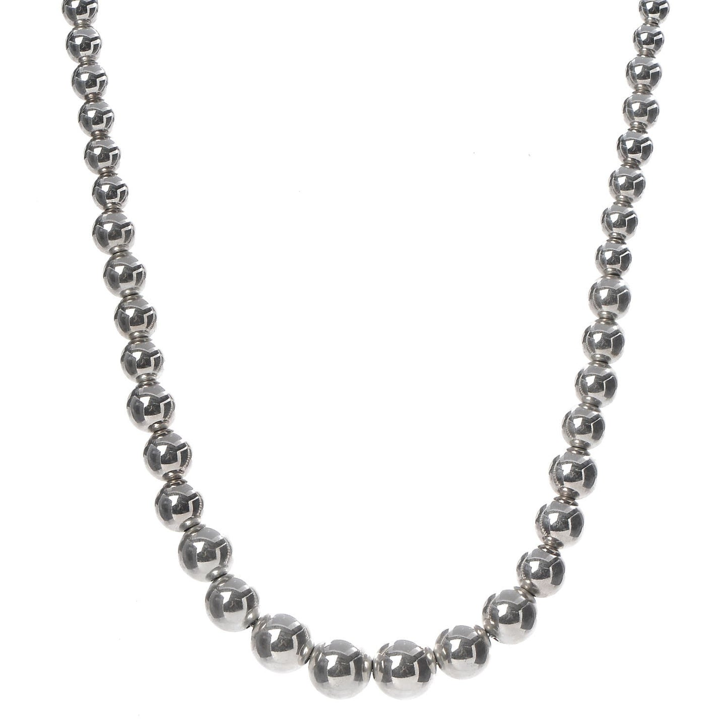 Sterling Silver HardWear Graduated Ball Necklace