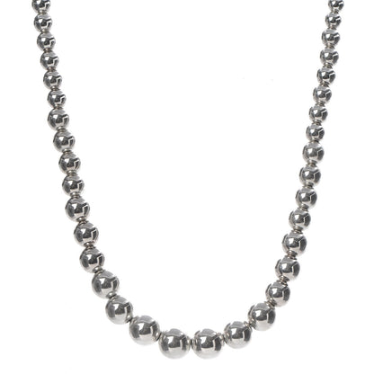Tiffany Sterling Silver HardWear Graduated Ball Necklace 1 of 6