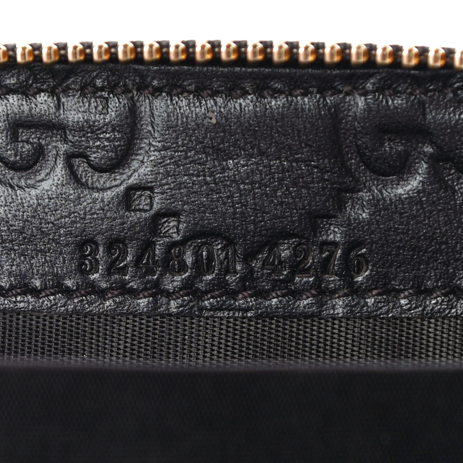 Gucci Guccissima Zip Around Card Case 6 of 10