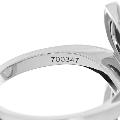 Harry Winston Platinum Diamond Lily Cluster Ring 53 6.25 6 of 7