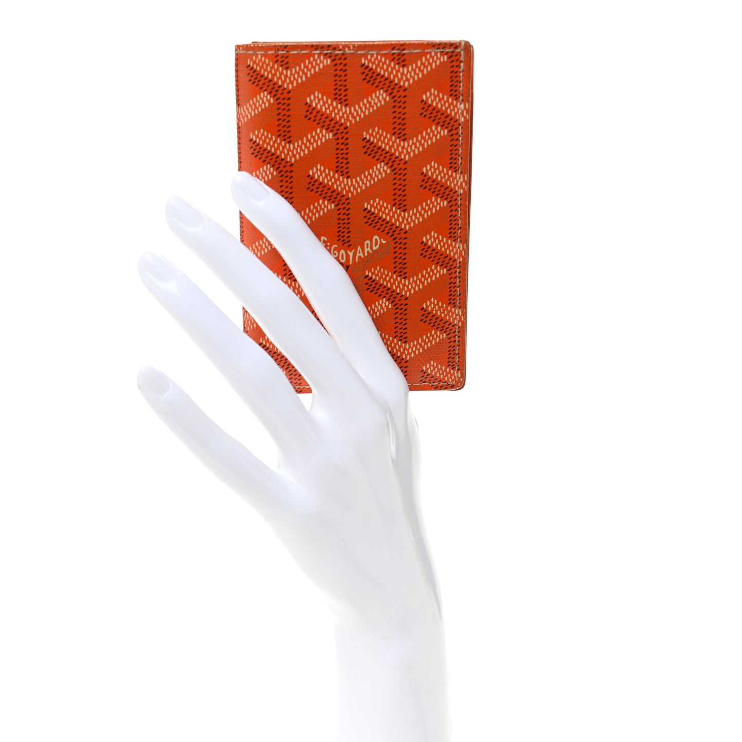 Goyardine Saint Pierre Card Holder Orange