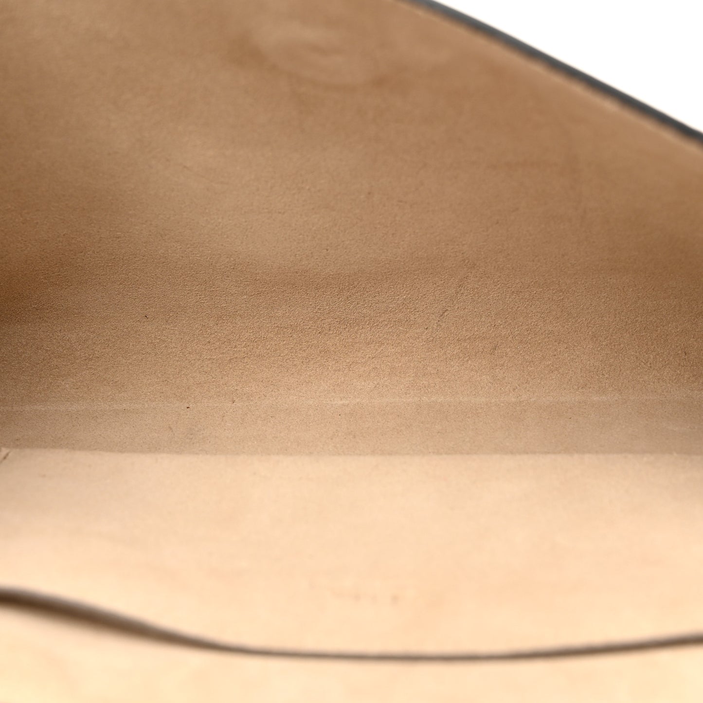 Suede Calfskin Faye Clutch Dark Purple