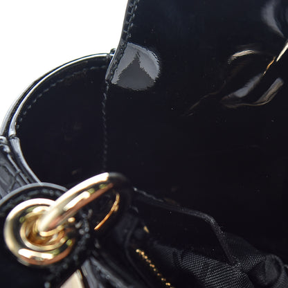 Christian Dior Patent Cannage Mini Lady Dior Black 9 of 10