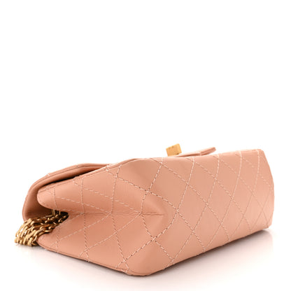 Chanel Aged Calfskin Quilted 2.55 Reissue Mini Flap Beige 4 of 11