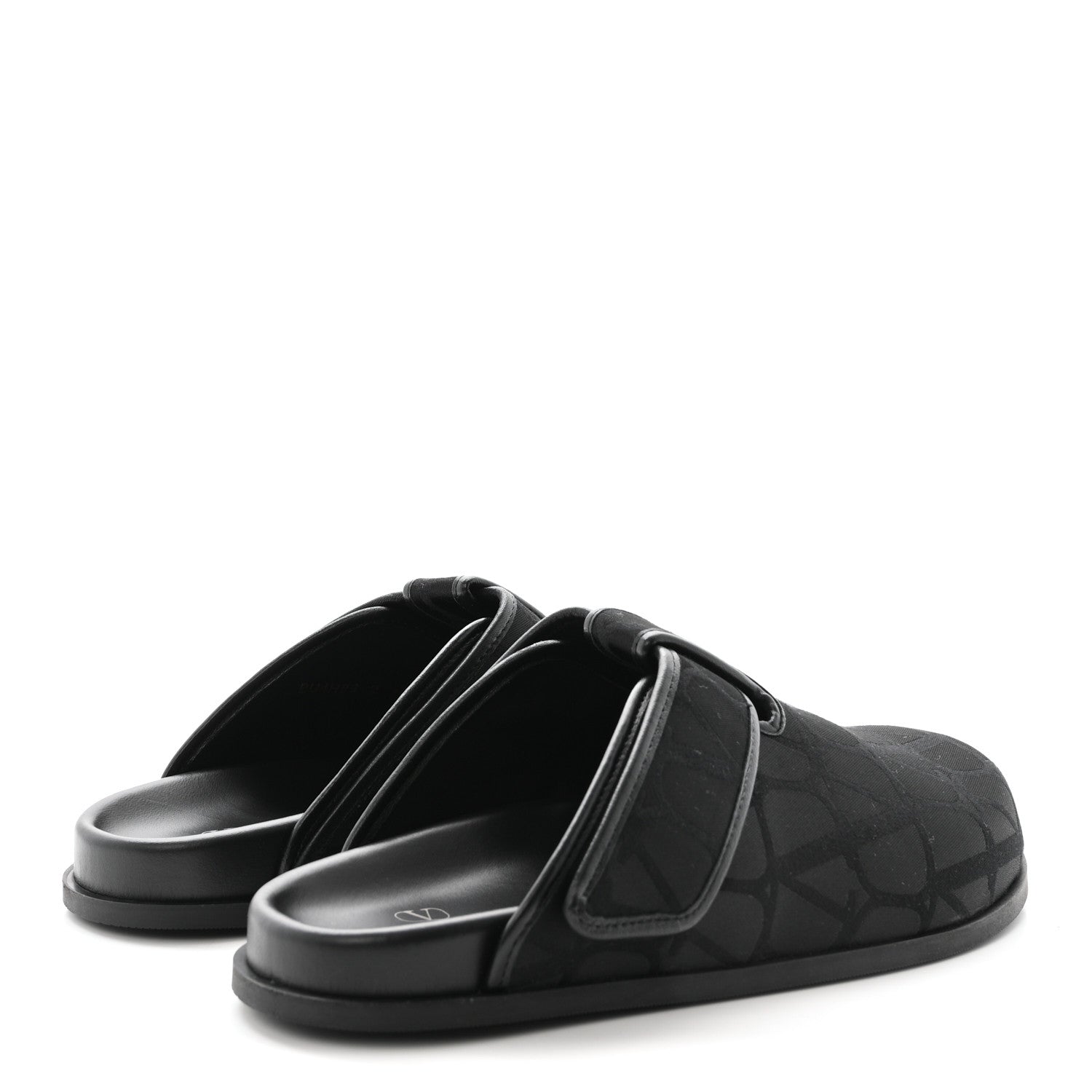 Valentino Garavani Jacquard Iconographe Vlogo Mules 41 Black 5 of 10