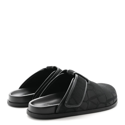 Valentino Garavani Jacquard Iconographe Vlogo Mules 41 Black 5 of 10
