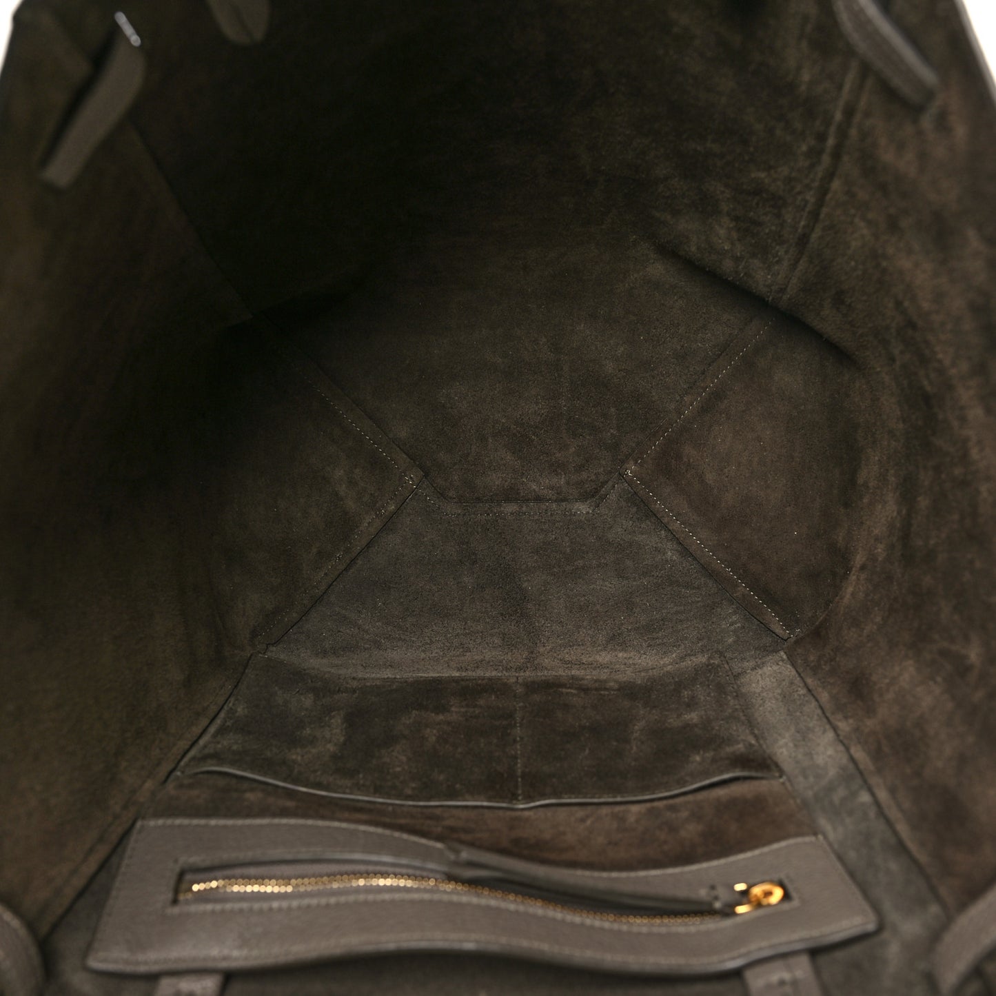 Soft Grained Calfskin Small Belt Cabas Phantom Taupe