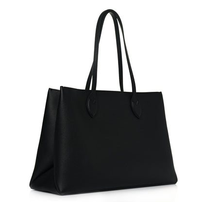 Louis Vuitton Grained Calfskin Lockme Shopper Black 2 of 9