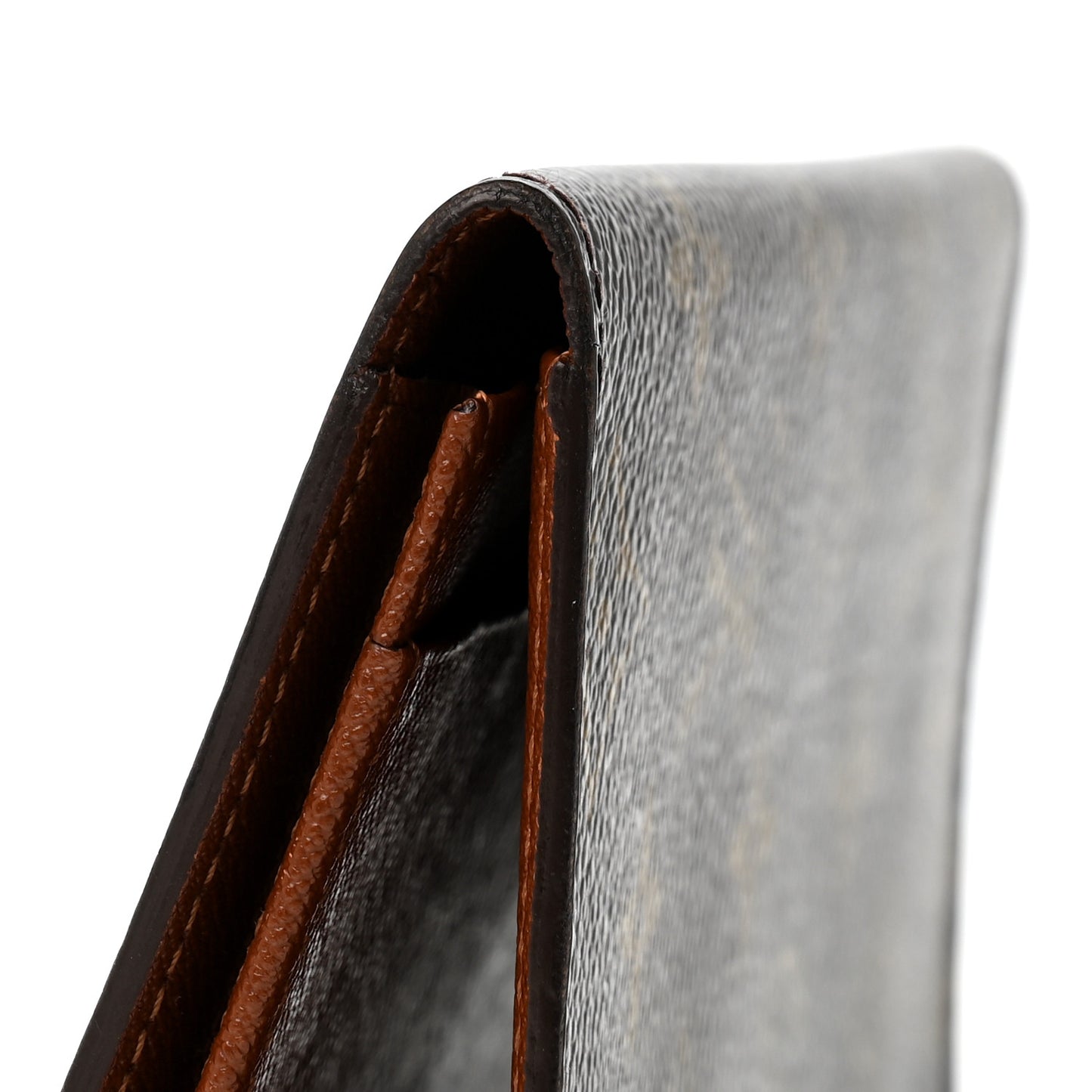 Monogram Checkbook Holder Case Wallet