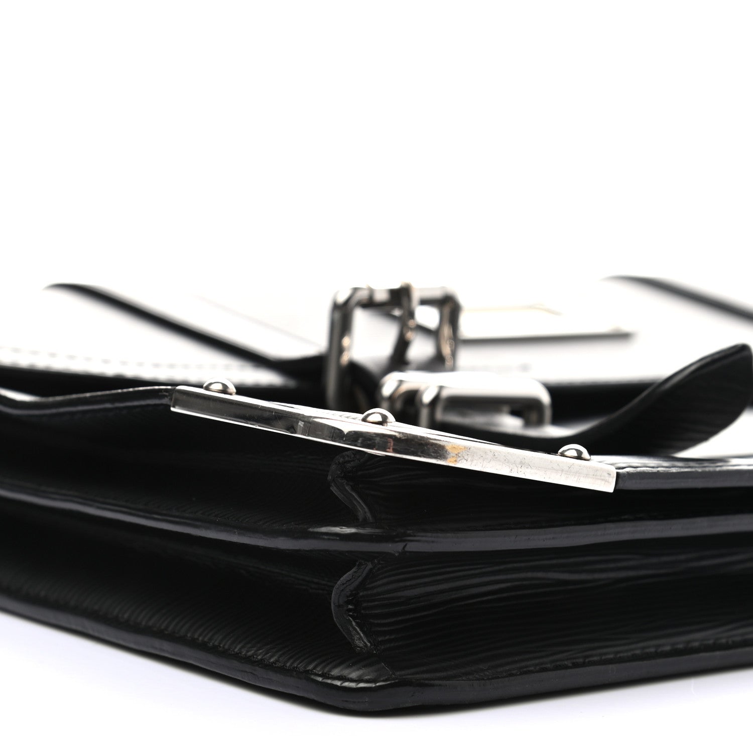 Louis Vuitton Epi Larry Briefcase Black 7 of 7