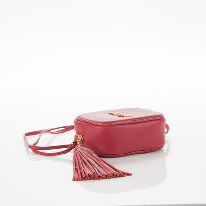 Saint Laurent Nappa Monogram Blogger Bag Red 4 of 6