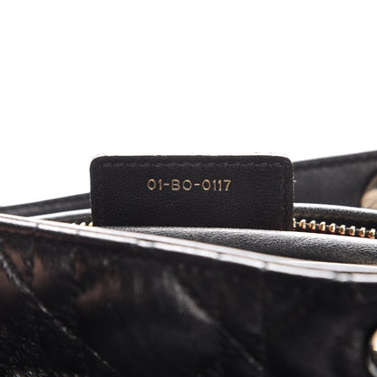 Christian Dior Lambskin Cannage Medium Supple Lady Dior Black 8 of 8