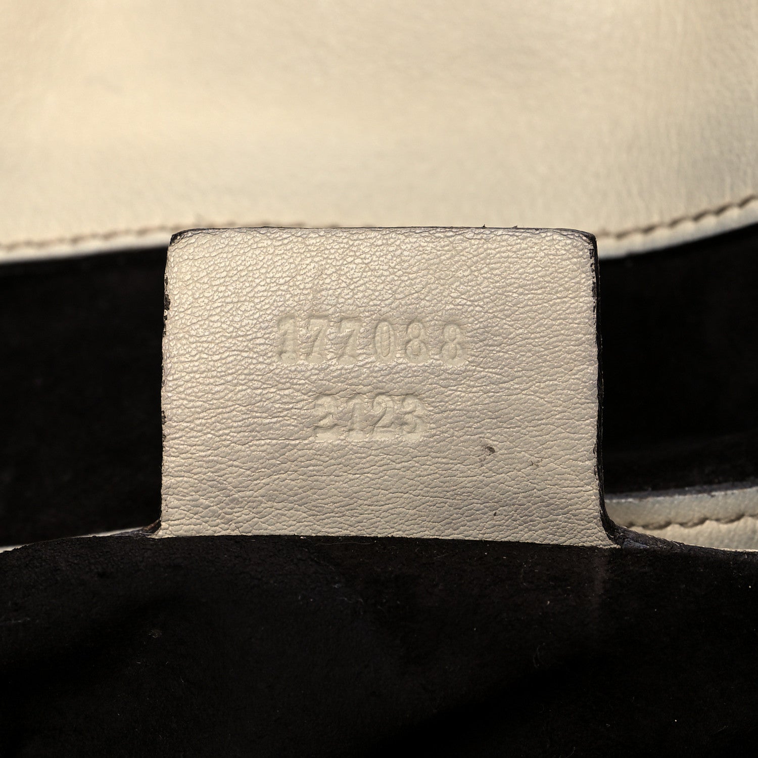 Gucci Monogram Large Indy Top Handle Hobo Off White 7 of 15