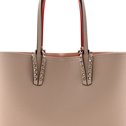 Christian Louboutin Calfskin Spikes Small East West Cabata Tote Ballerina Ballerina 9 of 11