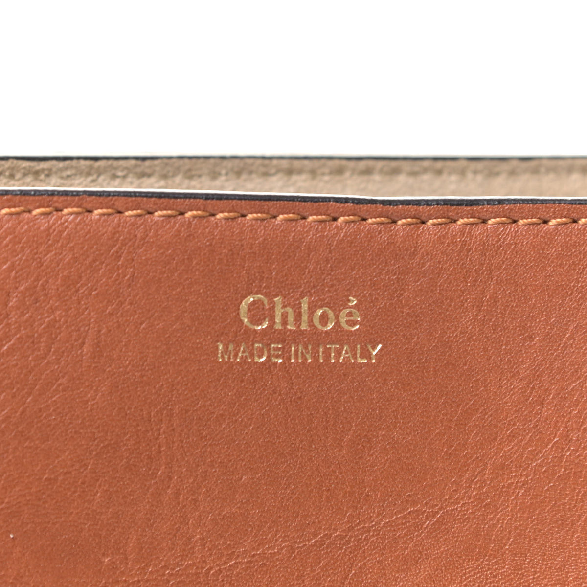 Calfskin Perforated Mini Drew Shoulder Bag Caramel