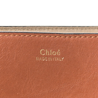 Chloe Calfskin Perforated Mini Drew Shoulder Bag Caramel 5 of 9