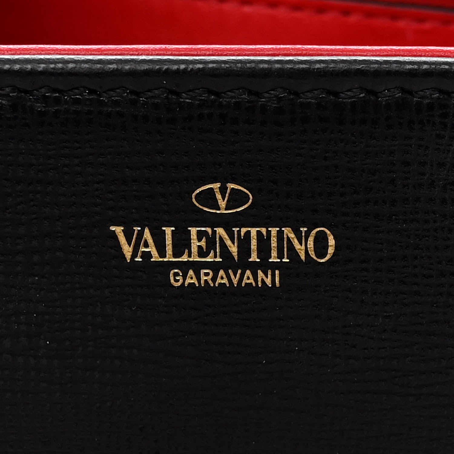 Valentino Garavani Grainy Calfskin Vlogo Stud Sign Shoulder Bag Black 6 of 11