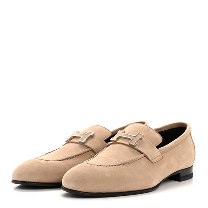 Hermes Suede Goatskin Paris Loafers 37 Beige Sable 4 of 10
