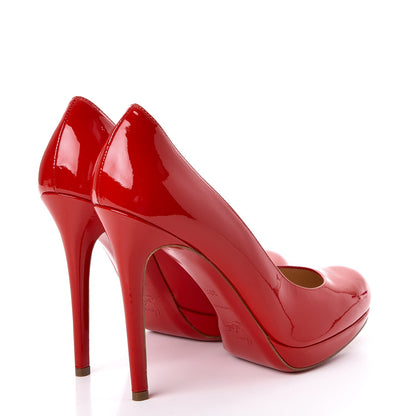 Christian Louboutin Patent New Simple 120 Pumps 38.5 Red 17 of 25