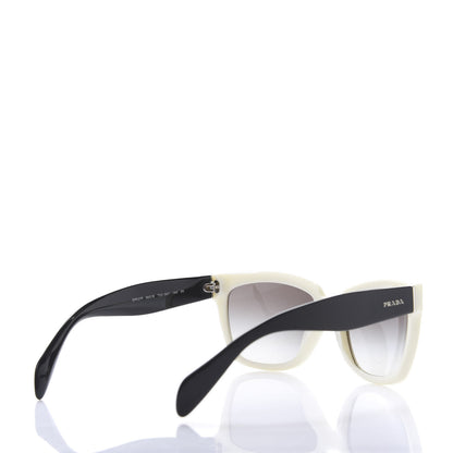 Prada Sunglasses SPR 07P Black White 4 of 8
