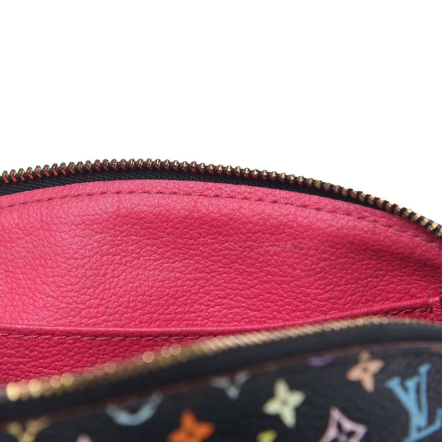 Monogram Multicolor Cosmetic Pouch Black Grenade