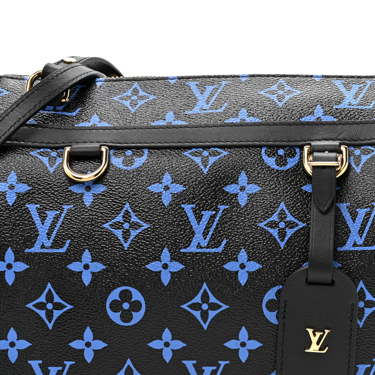 Colored Monogram Speedy Amazon PM Blue Black