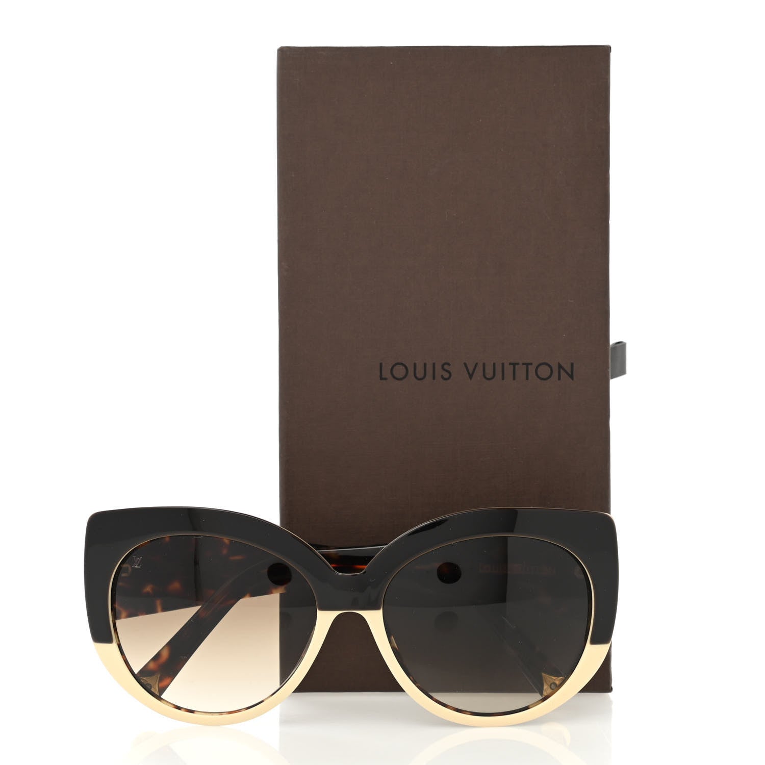 Louis Vuitton Acetate Cat Eye Sunglasses Z0588W Tortoise 8 of 8