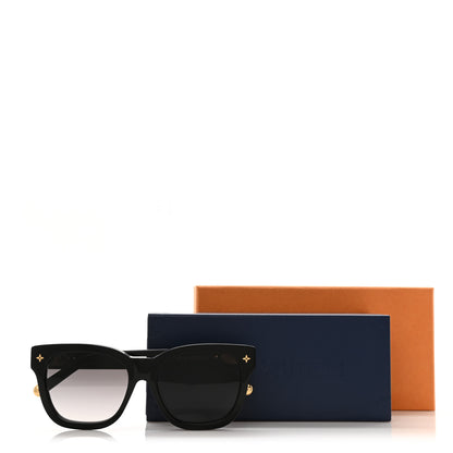 Louis Vuitton Acetate My Monogram Square Sunglasses Z1523E Black 8 of 8
