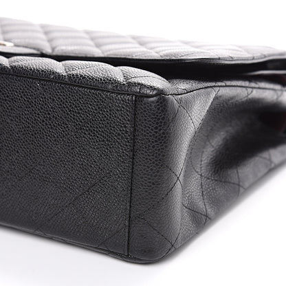 Chanel Caviar Quilted Maxi Double Flap Black 9 of 13