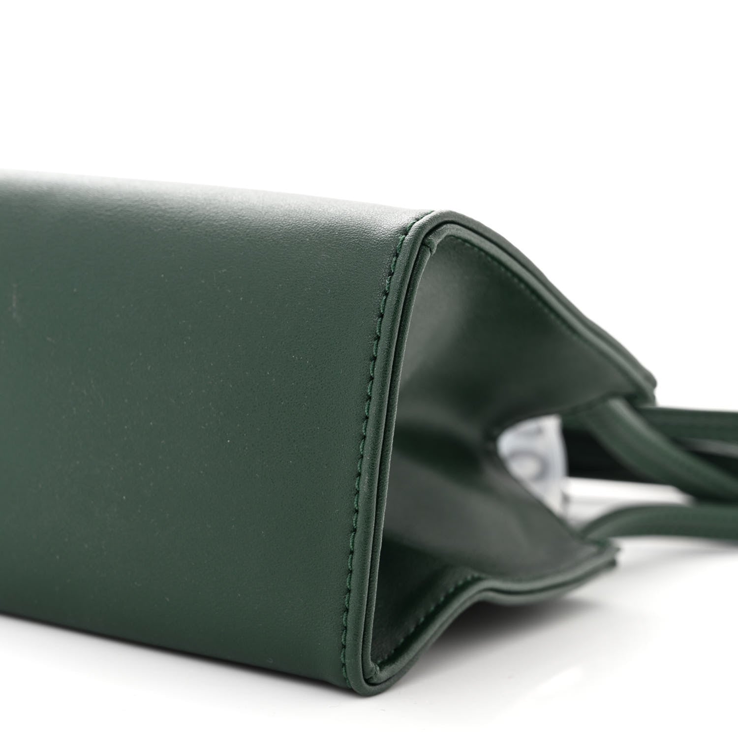 Telfar Vegan Leather Small Shopping Bag Dark Olive 10 of 11