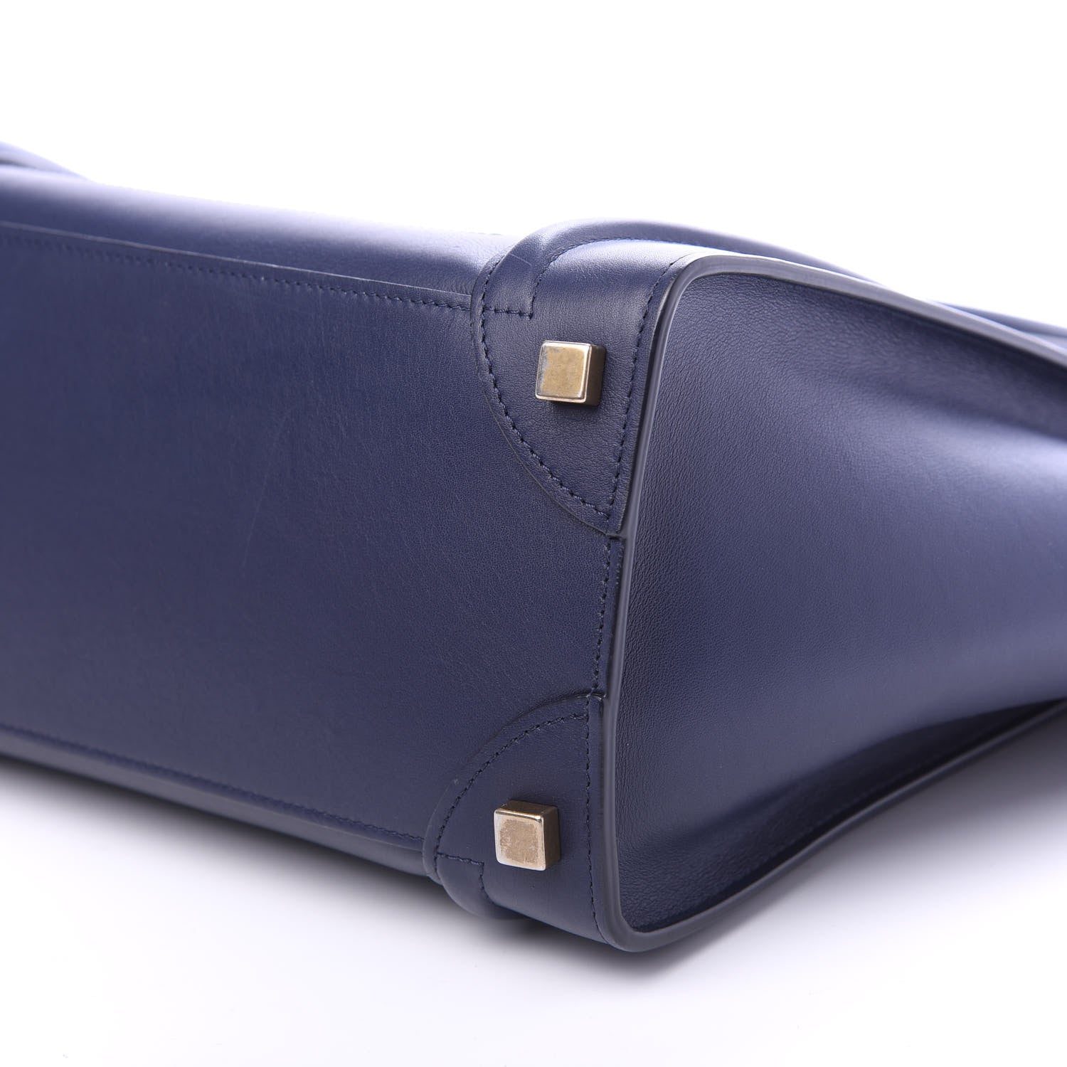 Celine Smooth Calfskin Micro Luggage Navy Blue 7 of 9