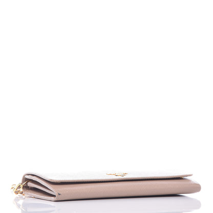 Prada Saffiano Metal Oro Chain Wallet Cammeo 4 of 14