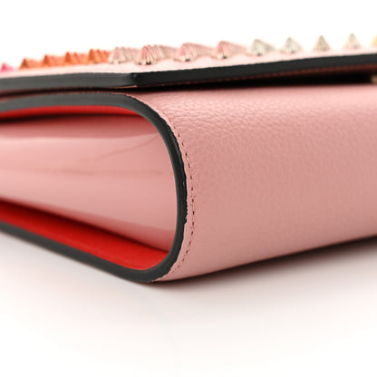 Christian Louboutin Calfskin Spikes Multimetal Paloma Clutch Voile 9 of 12