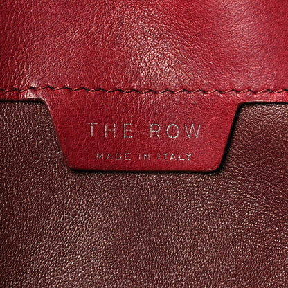 The Row Polished Saddle Calfskin Alexia Bag Amaranto 7 of 11