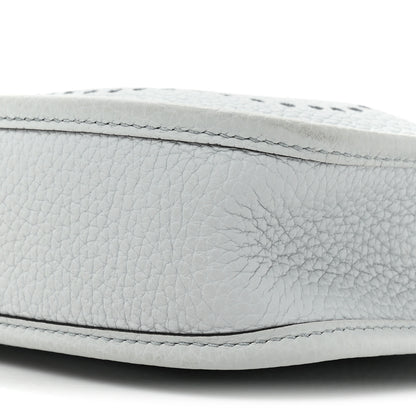 Hermes Taurillon Clemence Amazone Evelyne TPM Bleu Pale Indigo 8 of 12