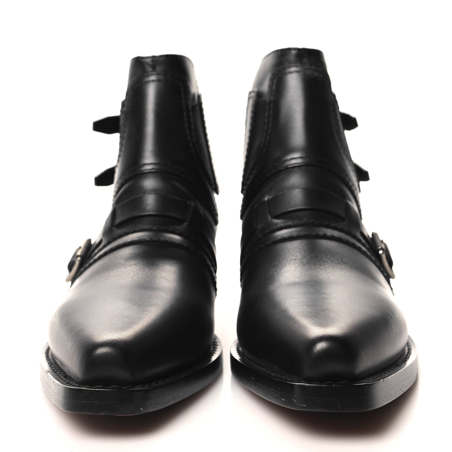 Calfskin Diorsaddle Boots 39 Black