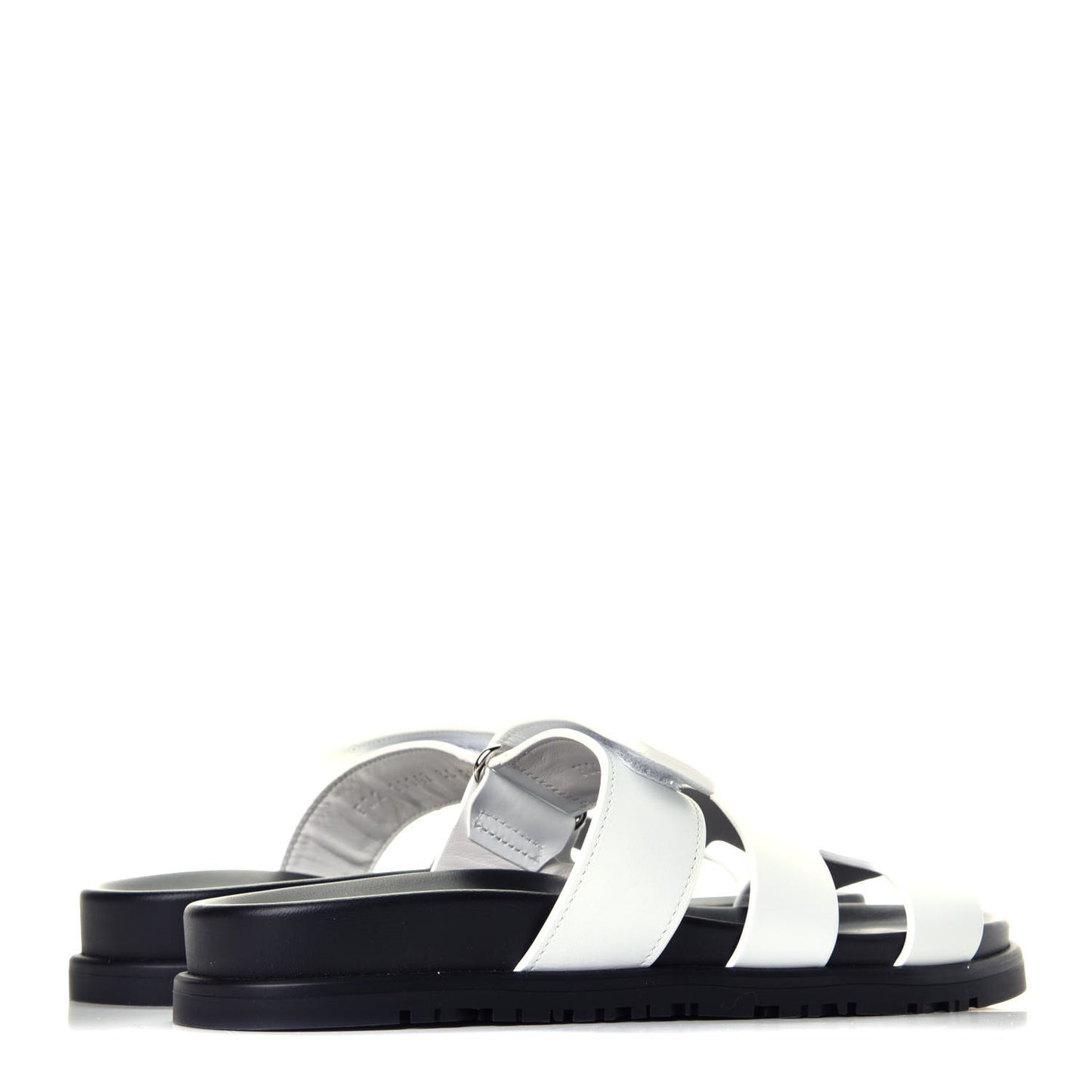 Calfskin Womens Chypre Sandals 36 White