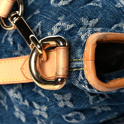 Louis Vuitton Denim Neo Cabby MM Blue 11 of 13