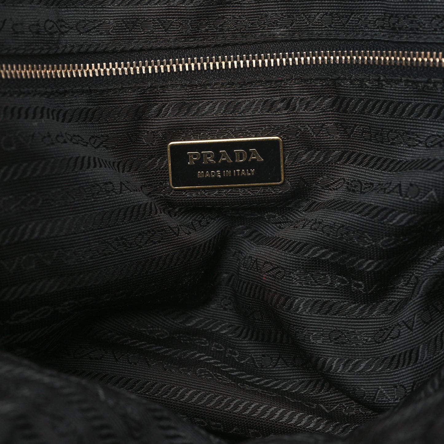 Tessuto Nylon Shoulder Bag Black