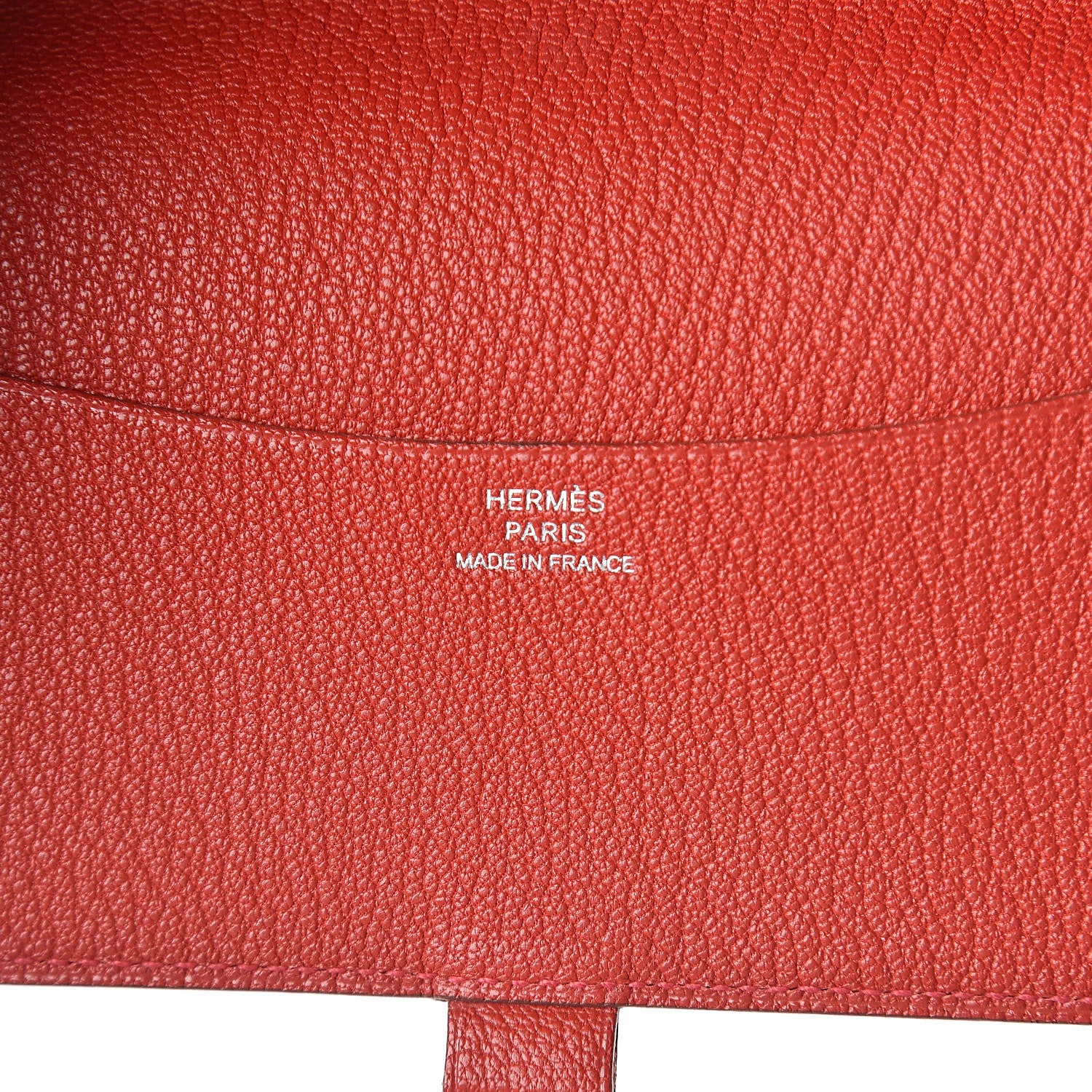 Hermes Chevre Mysore Vision Agenda Cover PM Rouge Casaque 6 of 6