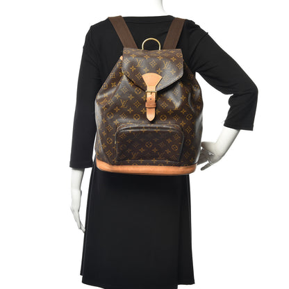 Louis Vuitton Monogram Montsouris GM Backpack 2 of 11
