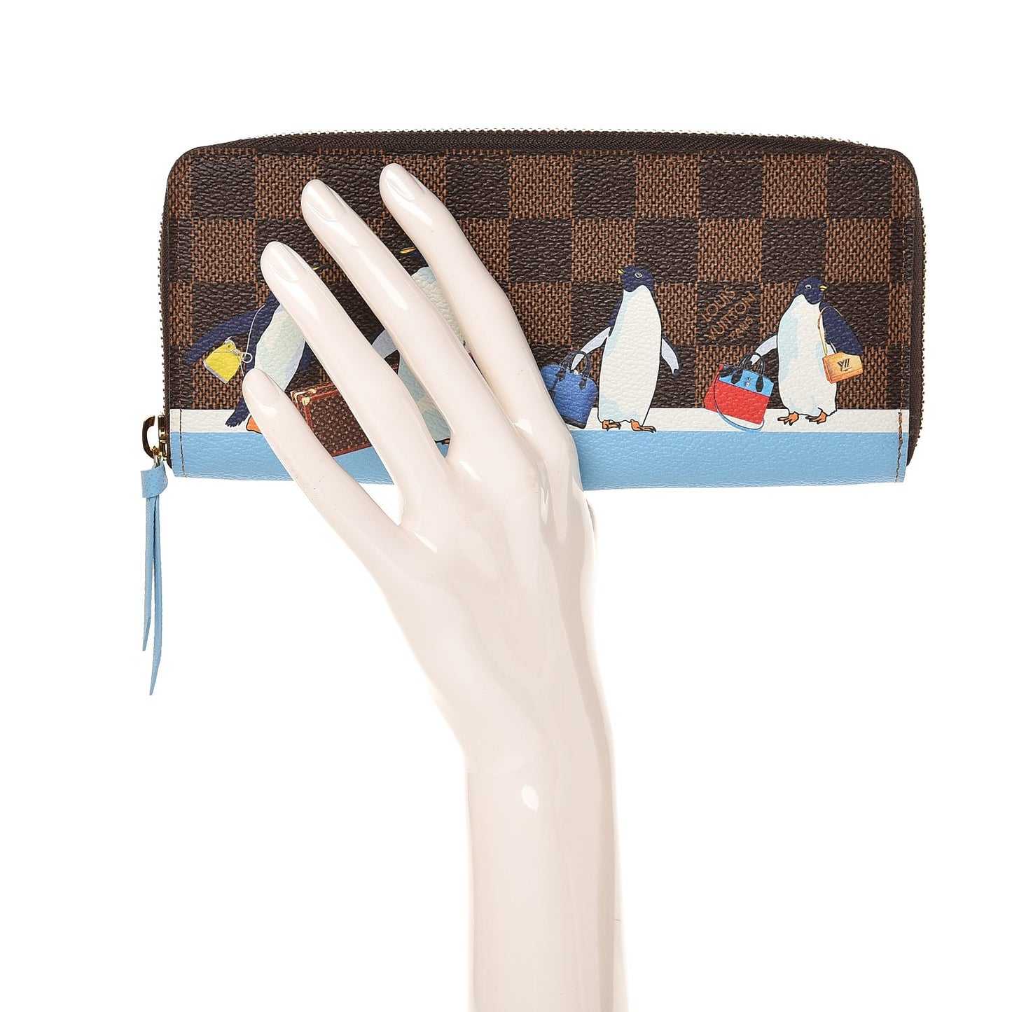 Damier Ebene 2017 Christmas Animation Clemence Wallet