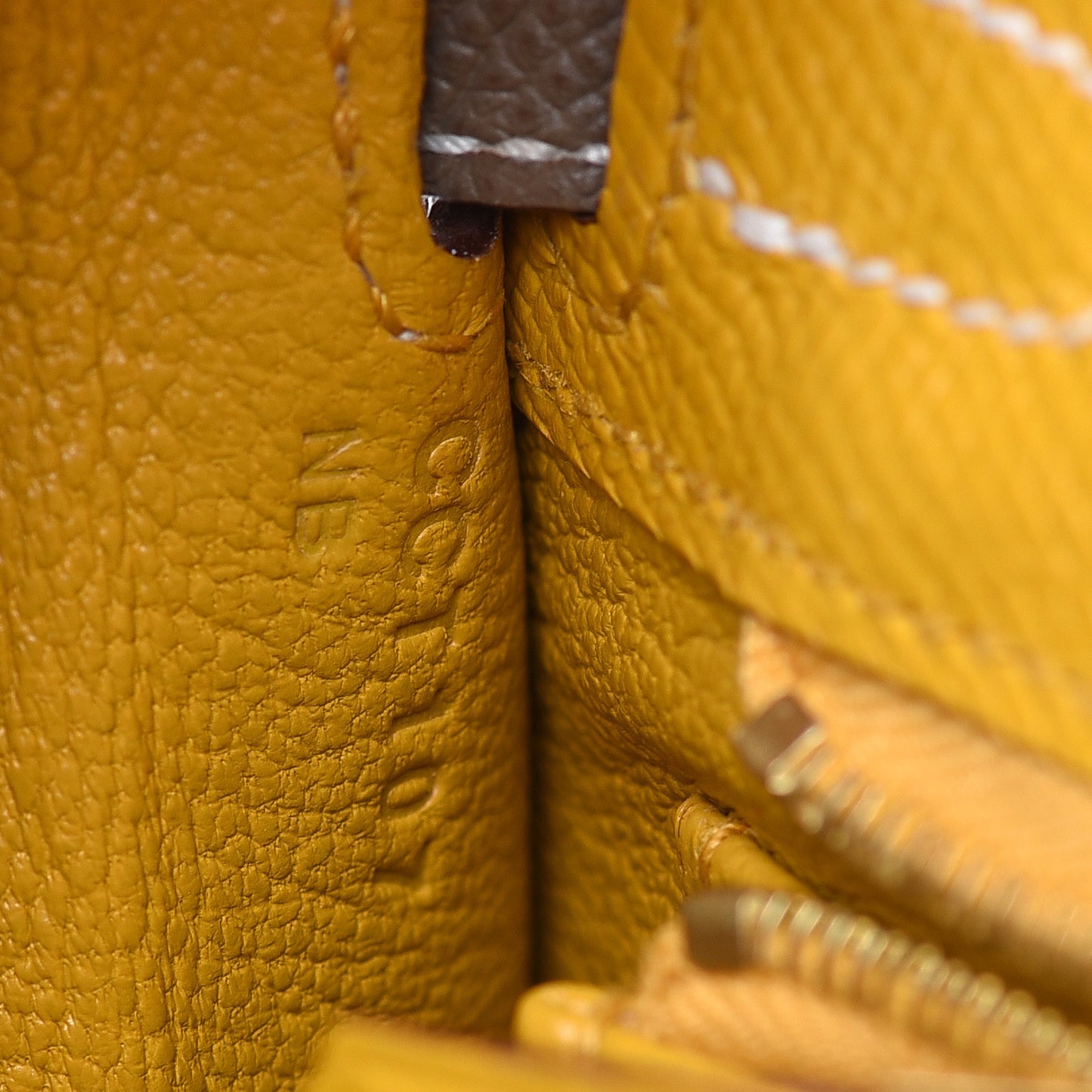 Epsom Horseshoe Kelly Sellier 25 Jaune Ambre Etoupe