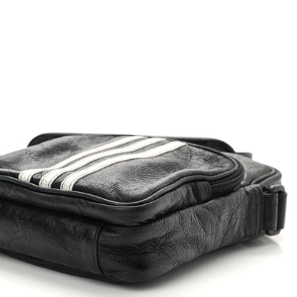 Balenciaga X ADIDAS Agneau Arena Trefoil Logo Messenger Bag Black White 8 of 8