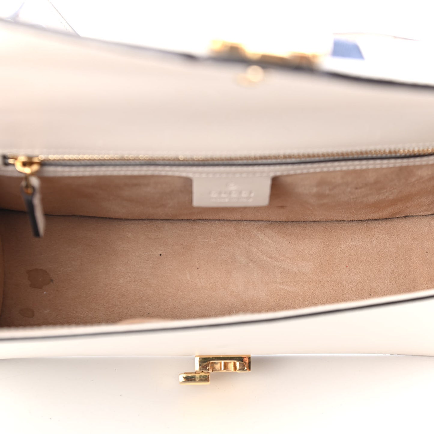 Calfskin Small Sylvie Shoulder Bag Off White