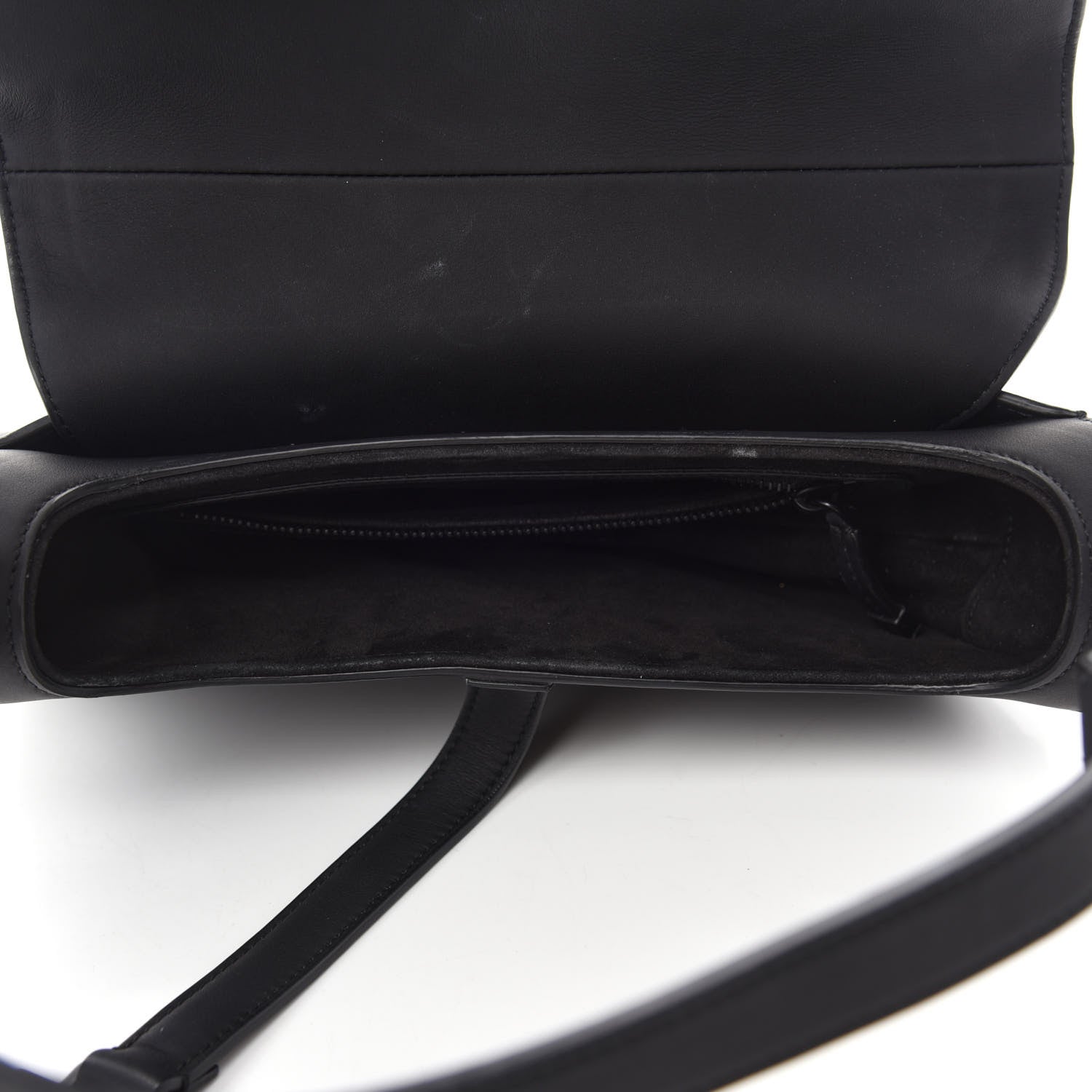 Christian Dior Ultra Matte Calfskin Saddle Bag Black 5 of 14