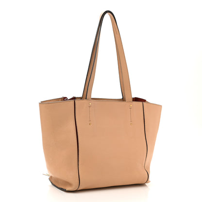 Chloe Smooth Calfskin Small Milo Shopping Tote Beige 3 of 15