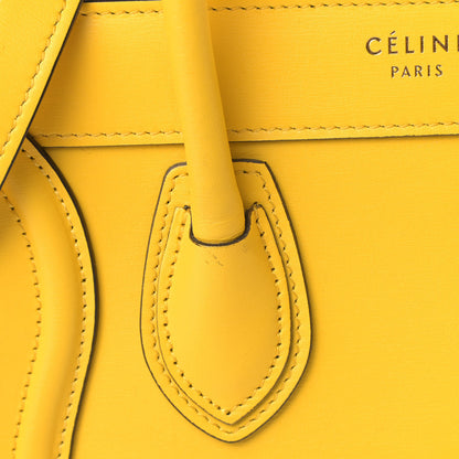 Celine Palmelato Calfskin Nano Luggage Sunflower 11 of 11