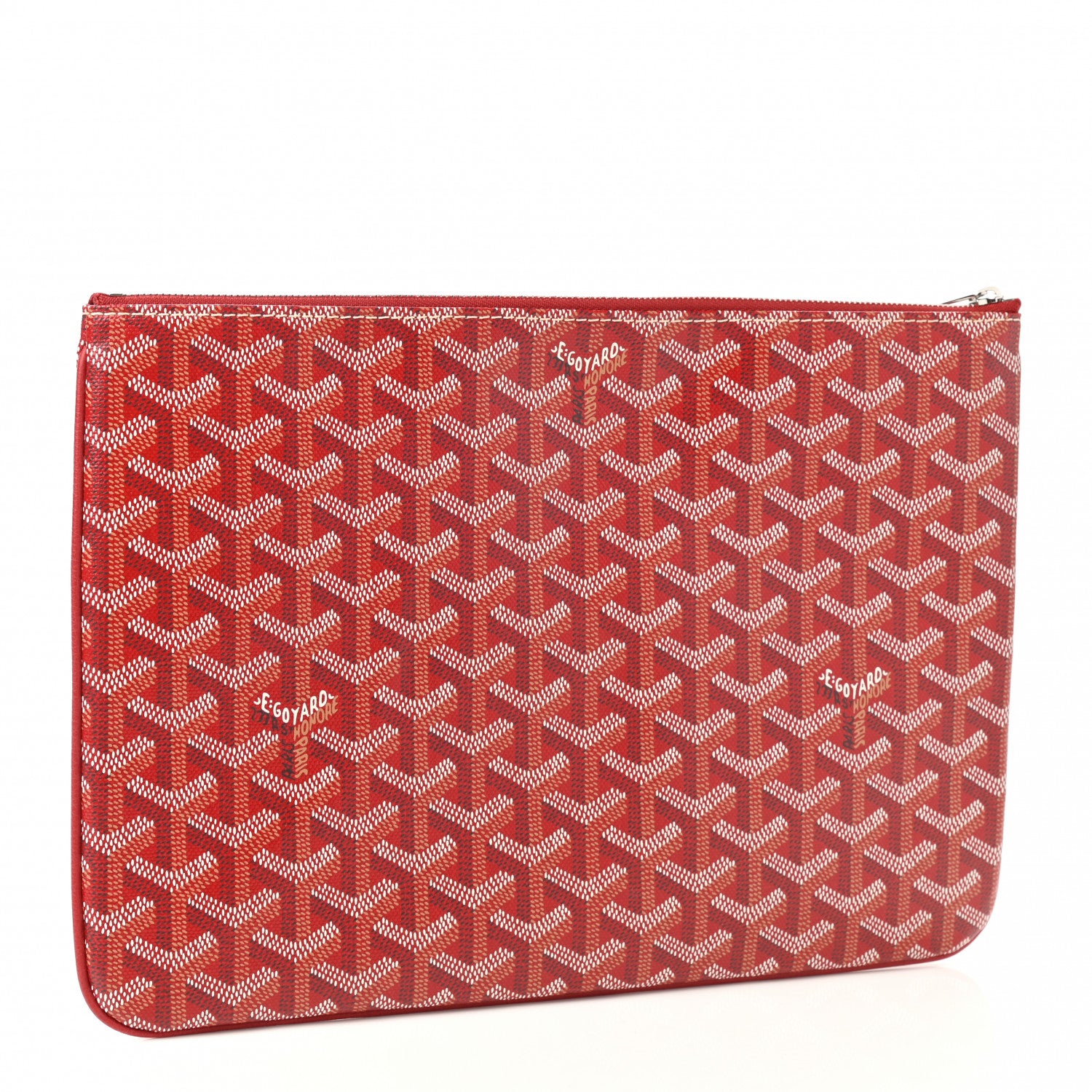 Goyard Goyardine Senat Pochette MM Red 3 of 7